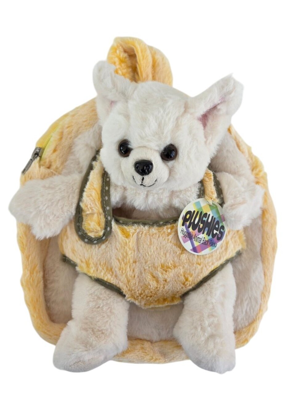 PLUSHIES Huggable Animal Back Pack Lined Teddy Bear Toddler Child Kid Soft